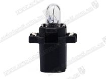 Лампа розжарювання BAX-12V-1,2W B8,3d black (17036)