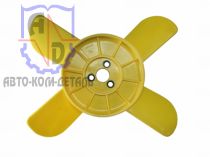 Крильчатка вентилятора 4-лопатева жовта 21010-1308008-4Ж