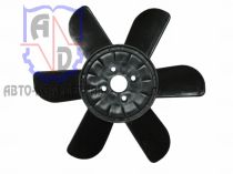 Крильчатка вентилятора 6-лопатева чорна 412-1308010-6Ч